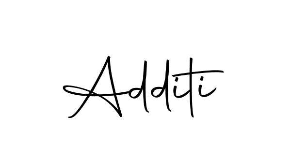 Use a signature maker to create a handwritten signature online. With this signature software, you can design (Autography-DOLnW) your own signature for name Additi. Additi signature style 10 images and pictures png