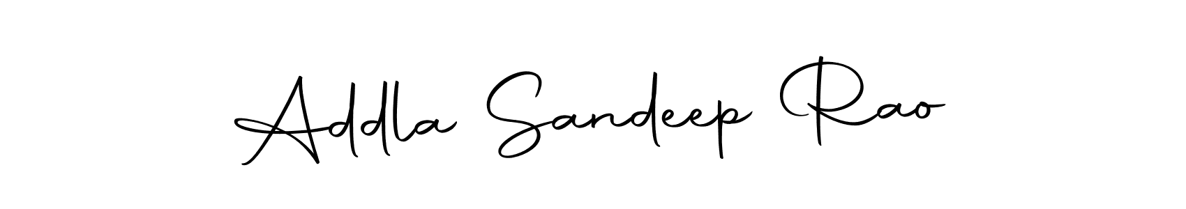 if you are searching for the best signature style for your name Addla Sandeep Rao. so please give up your signature search. here we have designed multiple signature styles  using Autography-DOLnW. Addla Sandeep Rao signature style 10 images and pictures png
