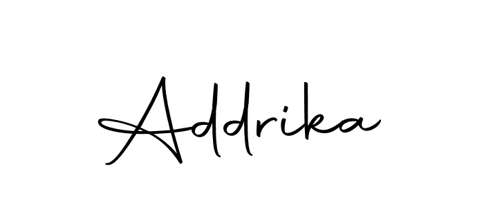 Here are the top 10 professional signature styles for the name Addrika. These are the best autograph styles you can use for your name. Addrika signature style 10 images and pictures png