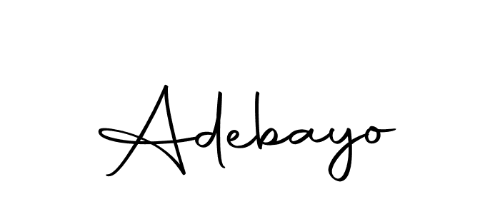 How to make Adebayo signature? Autography-DOLnW is a professional autograph style. Create handwritten signature for Adebayo name. Adebayo signature style 10 images and pictures png