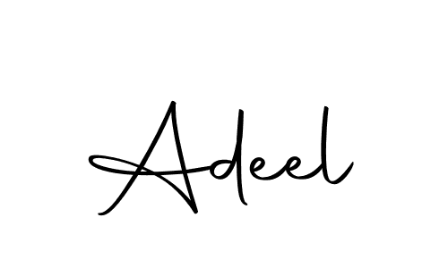 Make a beautiful signature design for name Adeel. With this signature (Autography-DOLnW) style, you can create a handwritten signature for free. Adeel signature style 10 images and pictures png