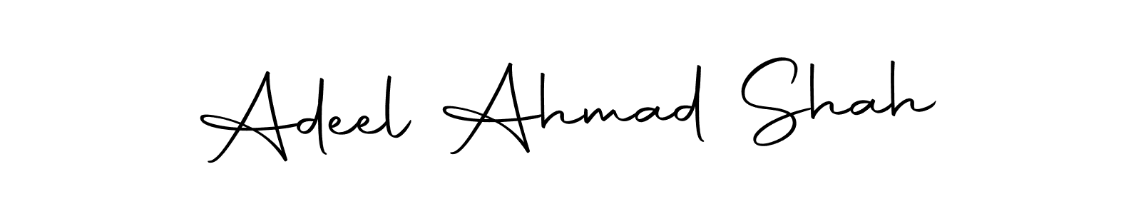 How to make Adeel Ahmad Shah name signature. Use Autography-DOLnW style for creating short signs online. This is the latest handwritten sign. Adeel Ahmad Shah signature style 10 images and pictures png