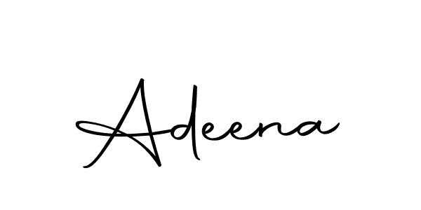 Create a beautiful signature design for name Adeena. With this signature (Autography-DOLnW) fonts, you can make a handwritten signature for free. Adeena signature style 10 images and pictures png