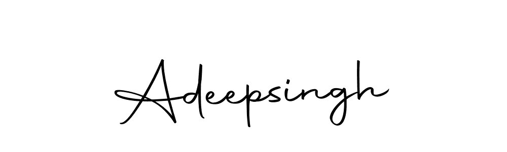 Make a beautiful signature design for name Adeepsingh. With this signature (Autography-DOLnW) style, you can create a handwritten signature for free. Adeepsingh signature style 10 images and pictures png