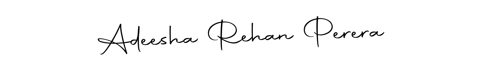 Design your own signature with our free online signature maker. With this signature software, you can create a handwritten (Autography-DOLnW) signature for name Adeesha Rehan Perera. Adeesha Rehan Perera signature style 10 images and pictures png