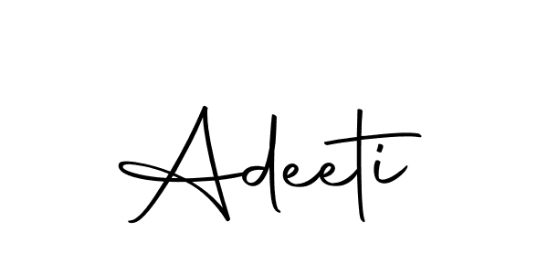 Use a signature maker to create a handwritten signature online. With this signature software, you can design (Autography-DOLnW) your own signature for name Adeeti. Adeeti signature style 10 images and pictures png