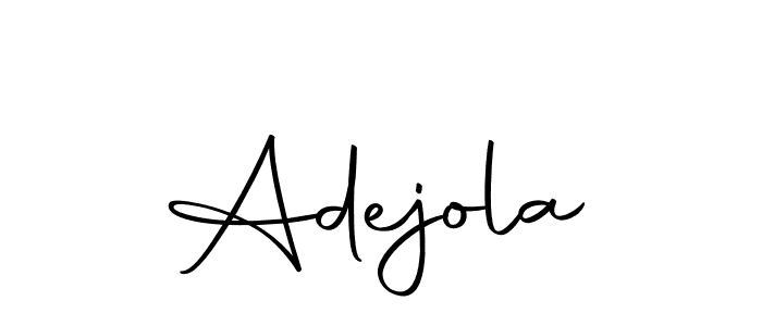 You should practise on your own different ways (Autography-DOLnW) to write your name (Adejola) in signature. don't let someone else do it for you. Adejola signature style 10 images and pictures png