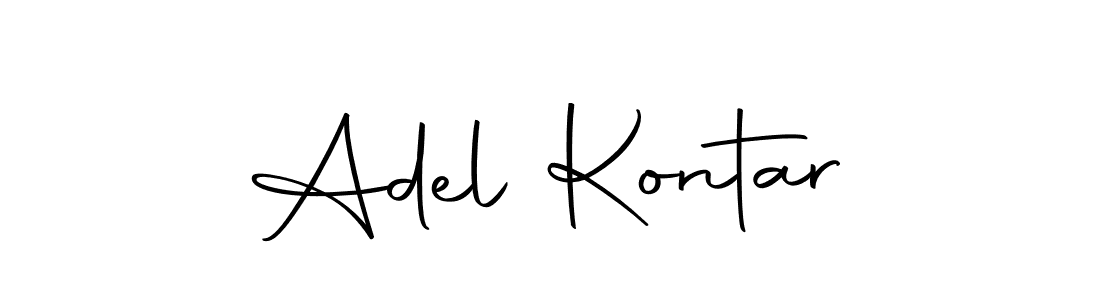 Make a beautiful signature design for name Adel Kontar. Use this online signature maker to create a handwritten signature for free. Adel Kontar signature style 10 images and pictures png