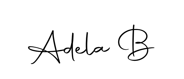 Make a beautiful signature design for name Adela B. With this signature (Autography-DOLnW) style, you can create a handwritten signature for free. Adela B signature style 10 images and pictures png