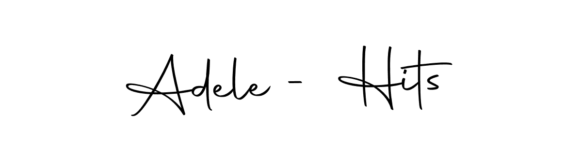 Adele - Hits stylish signature style. Best Handwritten Sign (Autography-DOLnW) for my name. Handwritten Signature Collection Ideas for my name Adele - Hits. Adele - Hits signature style 10 images and pictures png