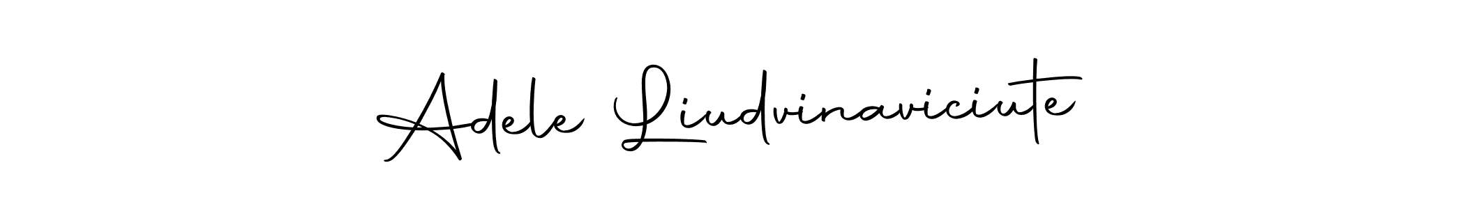 The best way (Autography-DOLnW) to make a short signature is to pick only two or three words in your name. The name Adele Liudvinaviciute include a total of six letters. For converting this name. Adele Liudvinaviciute signature style 10 images and pictures png