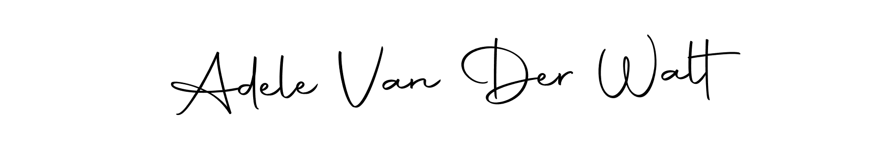 Make a beautiful signature design for name Adele Van Der Walt. Use this online signature maker to create a handwritten signature for free. Adele Van Der Walt signature style 10 images and pictures png