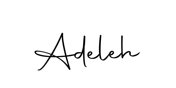 You can use this online signature creator to create a handwritten signature for the name Adeleh. This is the best online autograph maker. Adeleh signature style 10 images and pictures png