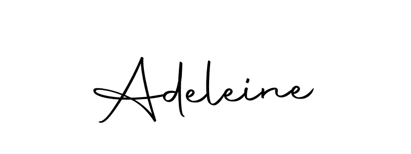 You should practise on your own different ways (Autography-DOLnW) to write your name (Adeleine) in signature. don't let someone else do it for you. Adeleine signature style 10 images and pictures png