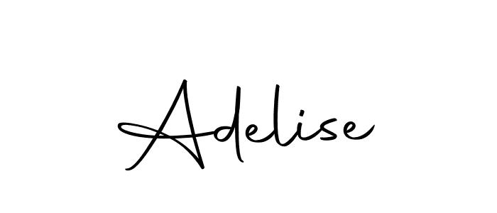 Use a signature maker to create a handwritten signature online. With this signature software, you can design (Autography-DOLnW) your own signature for name Adelise. Adelise signature style 10 images and pictures png