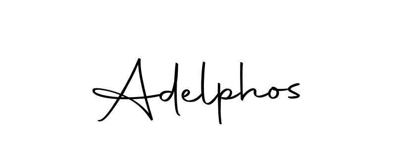 Similarly Autography-DOLnW is the best handwritten signature design. Signature creator online .You can use it as an online autograph creator for name Adelphos. Adelphos signature style 10 images and pictures png