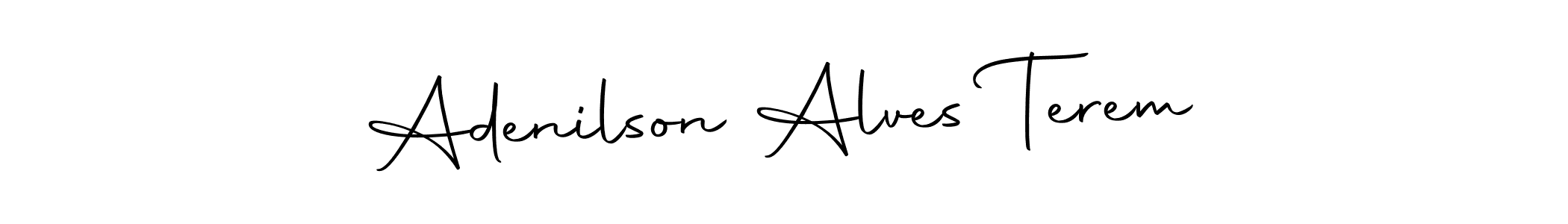 Use a signature maker to create a handwritten signature online. With this signature software, you can design (Autography-DOLnW) your own signature for name Adenilson Alves Terem. Adenilson Alves Terem signature style 10 images and pictures png