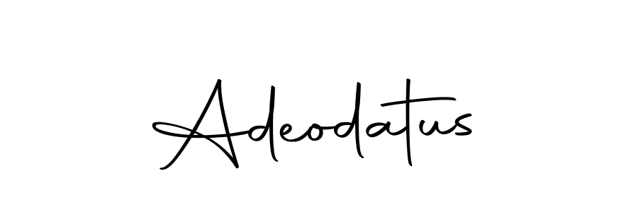How to make Adeodatus name signature. Use Autography-DOLnW style for creating short signs online. This is the latest handwritten sign. Adeodatus signature style 10 images and pictures png