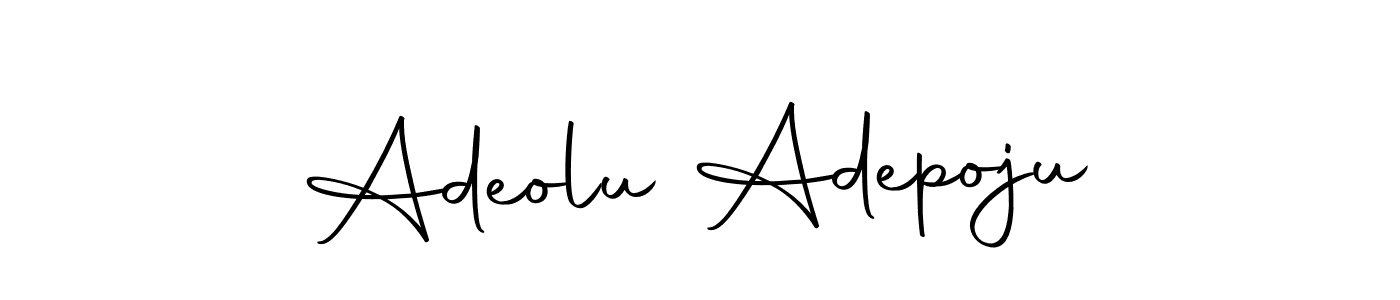 The best way (Autography-DOLnW) to make a short signature is to pick only two or three words in your name. The name Adeolu Adepoju include a total of six letters. For converting this name. Adeolu Adepoju signature style 10 images and pictures png