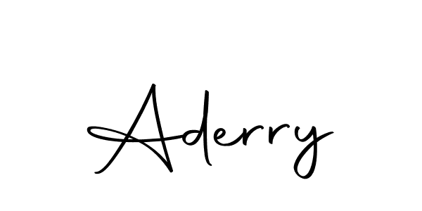 How to make Aderry signature? Autography-DOLnW is a professional autograph style. Create handwritten signature for Aderry name. Aderry signature style 10 images and pictures png