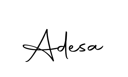 You should practise on your own different ways (Autography-DOLnW) to write your name (Adesa) in signature. don't let someone else do it for you. Adesa signature style 10 images and pictures png
