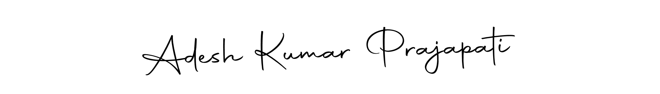 Also we have Adesh Kumar Prajapati name is the best signature style. Create professional handwritten signature collection using Autography-DOLnW autograph style. Adesh Kumar Prajapati signature style 10 images and pictures png