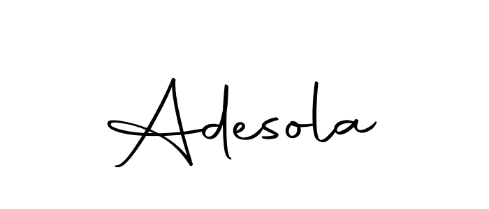 if you are searching for the best signature style for your name Adesola. so please give up your signature search. here we have designed multiple signature styles  using Autography-DOLnW. Adesola signature style 10 images and pictures png