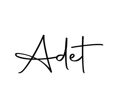 You can use this online signature creator to create a handwritten signature for the name Adet. This is the best online autograph maker. Adet signature style 10 images and pictures png