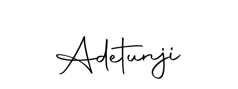 You can use this online signature creator to create a handwritten signature for the name Adetunji. This is the best online autograph maker. Adetunji signature style 10 images and pictures png