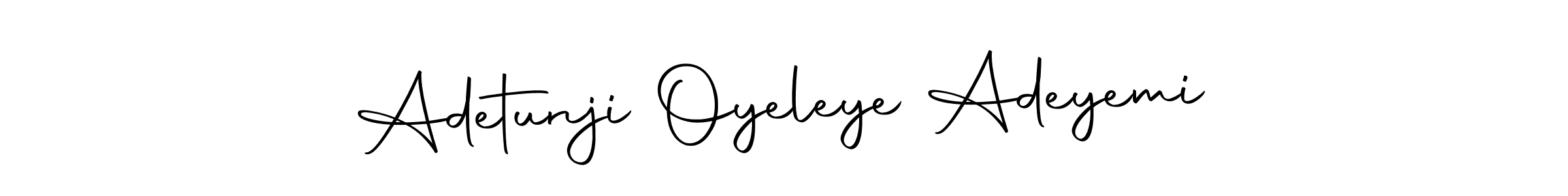 How to make Adetunji Oyeleye Adeyemi signature? Autography-DOLnW is a professional autograph style. Create handwritten signature for Adetunji Oyeleye Adeyemi name. Adetunji Oyeleye Adeyemi signature style 10 images and pictures png