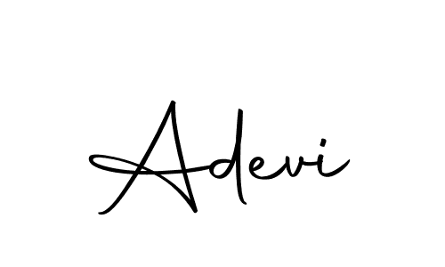 Make a beautiful signature design for name Adevi. With this signature (Autography-DOLnW) style, you can create a handwritten signature for free. Adevi signature style 10 images and pictures png