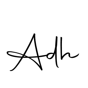 Use a signature maker to create a handwritten signature online. With this signature software, you can design (Autography-DOLnW) your own signature for name Adh. Adh signature style 10 images and pictures png