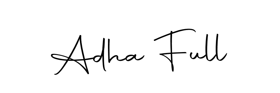 if you are searching for the best signature style for your name Adha Full. so please give up your signature search. here we have designed multiple signature styles  using Autography-DOLnW. Adha Full signature style 10 images and pictures png