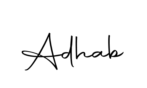 It looks lik you need a new signature style for name Adhab. Design unique handwritten (Autography-DOLnW) signature with our free signature maker in just a few clicks. Adhab signature style 10 images and pictures png