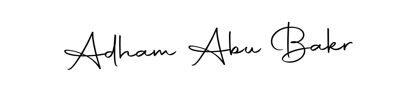 You can use this online signature creator to create a handwritten signature for the name Adham Abu Bakr. This is the best online autograph maker. Adham Abu Bakr signature style 10 images and pictures png