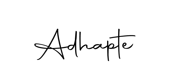 Similarly Autography-DOLnW is the best handwritten signature design. Signature creator online .You can use it as an online autograph creator for name Adhapte. Adhapte signature style 10 images and pictures png