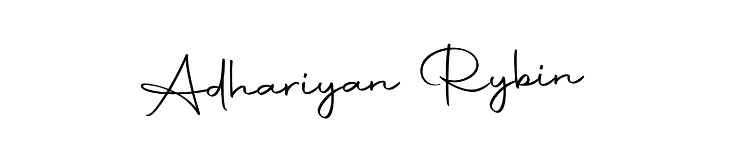 Adhariyan Rybin stylish signature style. Best Handwritten Sign (Autography-DOLnW) for my name. Handwritten Signature Collection Ideas for my name Adhariyan Rybin. Adhariyan Rybin signature style 10 images and pictures png