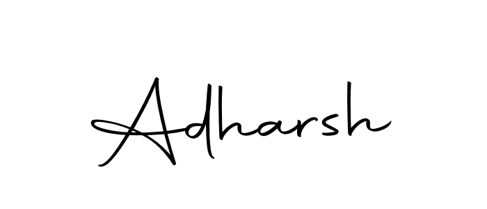 Make a beautiful signature design for name Adharsh. With this signature (Autography-DOLnW) style, you can create a handwritten signature for free. Adharsh signature style 10 images and pictures png