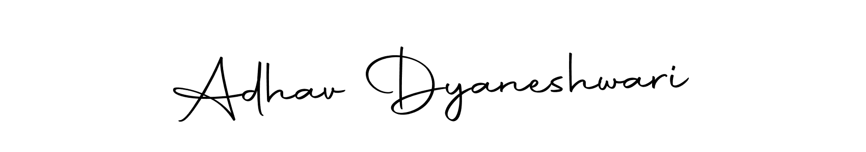 Design your own signature with our free online signature maker. With this signature software, you can create a handwritten (Autography-DOLnW) signature for name Adhav Dyaneshwari. Adhav Dyaneshwari signature style 10 images and pictures png