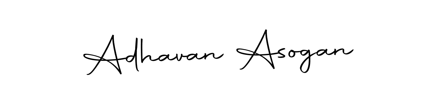 Create a beautiful signature design for name Adhavan Asogan. With this signature (Autography-DOLnW) fonts, you can make a handwritten signature for free. Adhavan Asogan signature style 10 images and pictures png