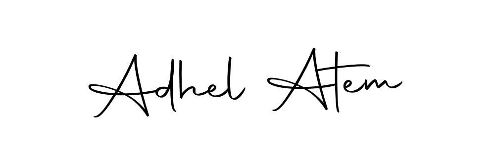 How to make Adhel Atem signature? Autography-DOLnW is a professional autograph style. Create handwritten signature for Adhel Atem name. Adhel Atem signature style 10 images and pictures png