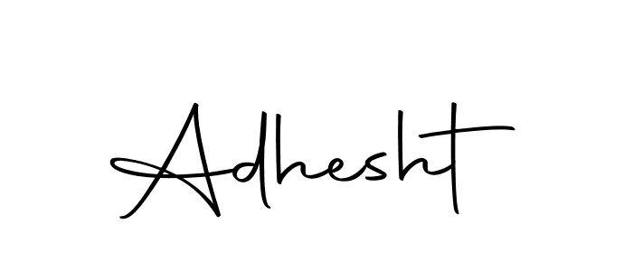 You can use this online signature creator to create a handwritten signature for the name Adhesht. This is the best online autograph maker. Adhesht signature style 10 images and pictures png