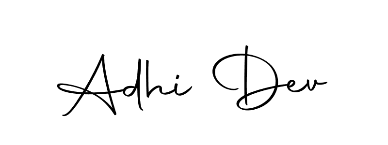 You should practise on your own different ways (Autography-DOLnW) to write your name (Adhi Dev) in signature. don't let someone else do it for you. Adhi Dev signature style 10 images and pictures png