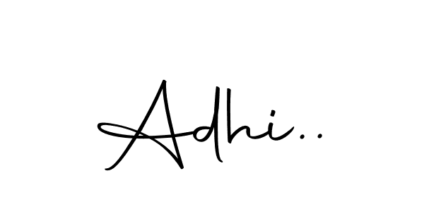 Create a beautiful signature design for name Adhi... With this signature (Autography-DOLnW) fonts, you can make a handwritten signature for free. Adhi.. signature style 10 images and pictures png