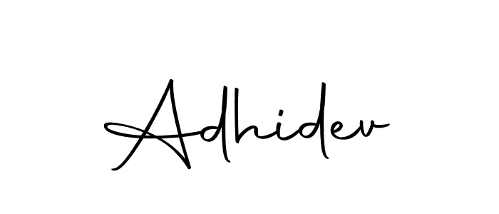 Make a beautiful signature design for name Adhidev. With this signature (Autography-DOLnW) style, you can create a handwritten signature for free. Adhidev signature style 10 images and pictures png