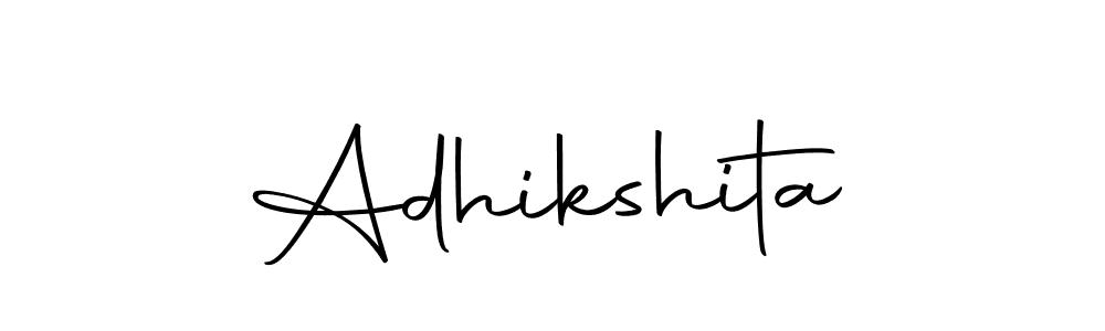 How to make Adhikshita signature? Autography-DOLnW is a professional autograph style. Create handwritten signature for Adhikshita name. Adhikshita signature style 10 images and pictures png