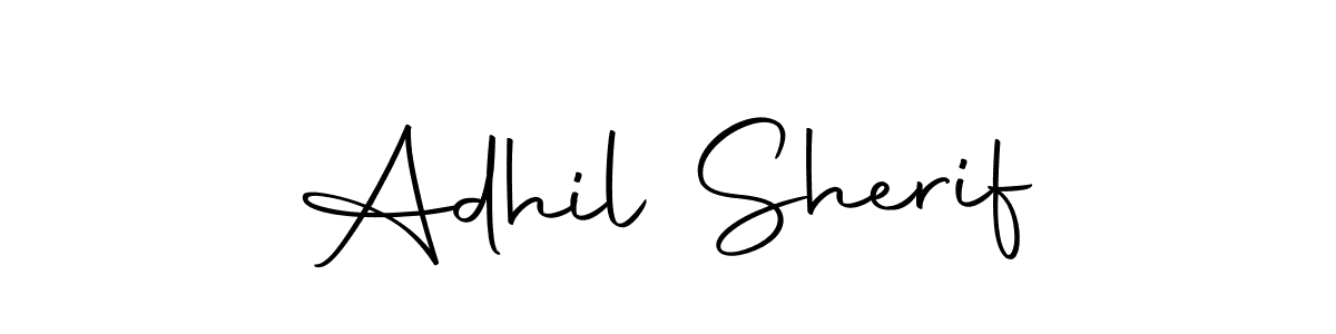 Use a signature maker to create a handwritten signature online. With this signature software, you can design (Autography-DOLnW) your own signature for name Adhil Sherif. Adhil Sherif signature style 10 images and pictures png