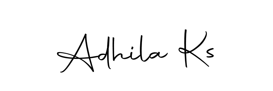 Make a beautiful signature design for name Adhila Ks. Use this online signature maker to create a handwritten signature for free. Adhila Ks signature style 10 images and pictures png