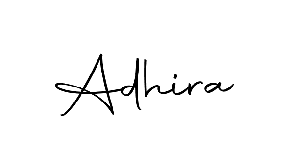 Use a signature maker to create a handwritten signature online. With this signature software, you can design (Autography-DOLnW) your own signature for name Adhira. Adhira signature style 10 images and pictures png
