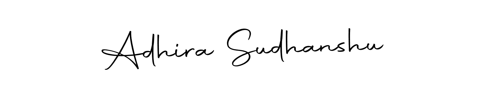 Use a signature maker to create a handwritten signature online. With this signature software, you can design (Autography-DOLnW) your own signature for name Adhira Sudhanshu. Adhira Sudhanshu signature style 10 images and pictures png